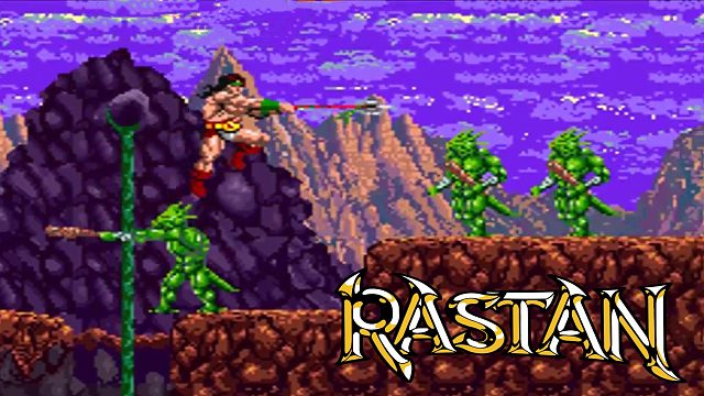 上古硬派街机游戏，拉斯坦传奇