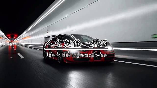 人生就像一杯酒，有醉也有泪，喝下去就有百味，有的喝下去的是泪水，有的喝下去的是醉了，是醉还是累，