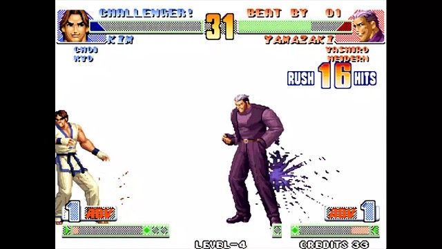 98C：山崎龙二演示一套4皮鞭极限连击