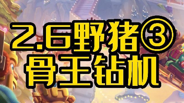 2.6猪③骨王钻机