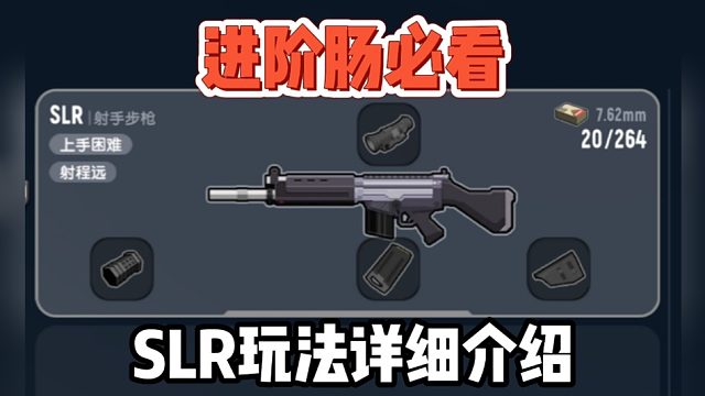 【教程】1分钟教你掌握肠岛进阶枪械——SLR