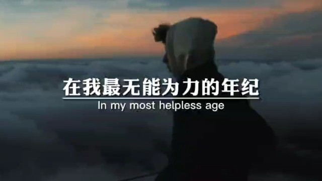 在我最无能为力的年纪