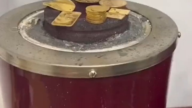 第一次这样融黄金的[闭嘴]