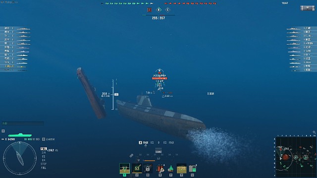 德美潜艇前沿精彩缠斗，长达十多分钟满满的细节。