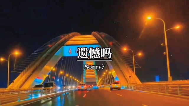 遗憾吗。那个陪你聊天到深夜，和你说早安晚安，干什么都会告诉你。找你聊天的人，终于和你无话可说了