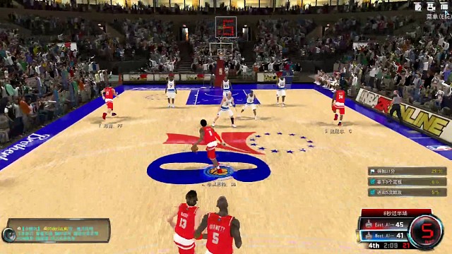 科比带动全队单核31分！