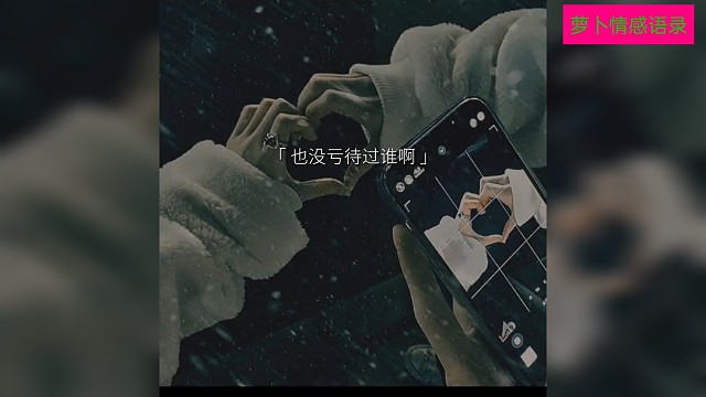 “那段时间我每天晚上抱着个手机找你聊天，都说星星不见了，无非就是去找月亮了”