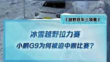 冰雪越野拉力賽，#小鵬g9發(fā)生了什么？為什么會被迫中斷比賽？#2022懂車帝新能源冬測#新能源冬季大