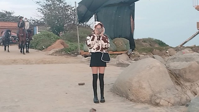 相遇广州大白鲨海滩乐园海边，有缘江湖再见