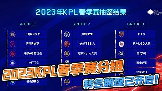 【加菲】2023KPL春季赛分组，转会期现已开启！