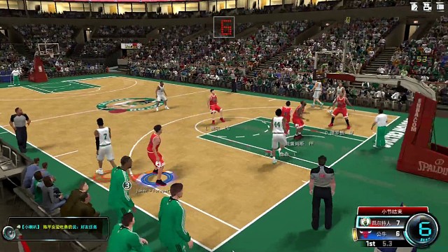 鲍尔助攻压哨三分