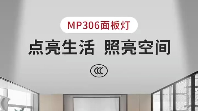 德力西电气|MP306经济款面板灯

铝材外框外置电源
双80配置40W功率
双色温可选：