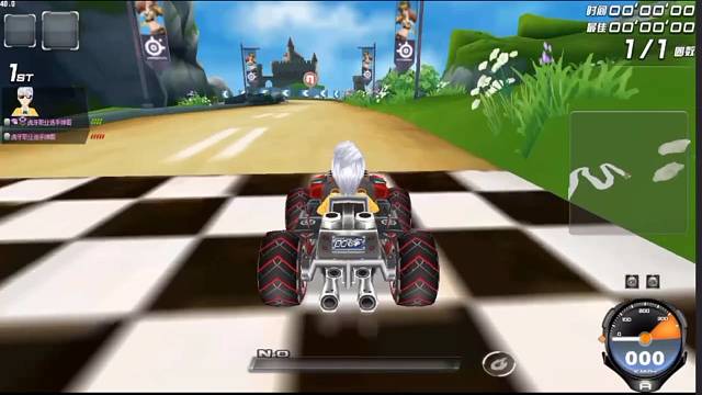 天空雷诺无宝石18，几个弯细节没到位但是落后有补偿