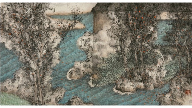 几叶风几萍雨
几声蝉道秋雁起