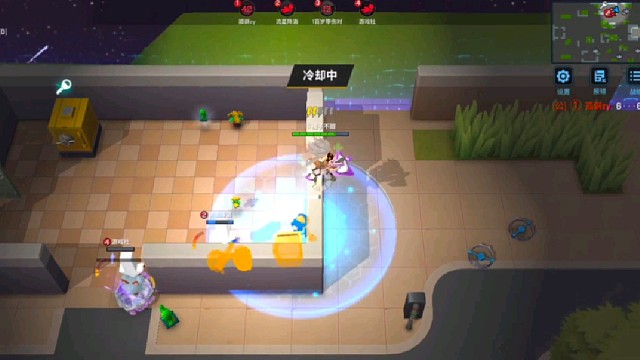 13秒击倒4人结束游戏