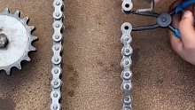 自行车链条坏了怎么修