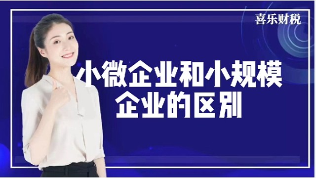 小微企业和小规模企业的区别