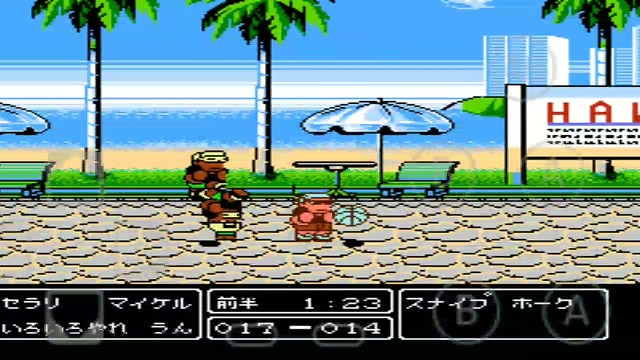 热血蓝球，连跳转身投蓝