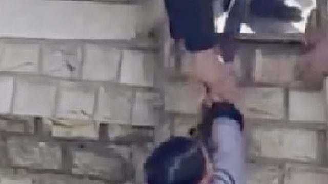 小男孩不慎掉进公园湖中情况危急，暖心路人合力营救化险为夷