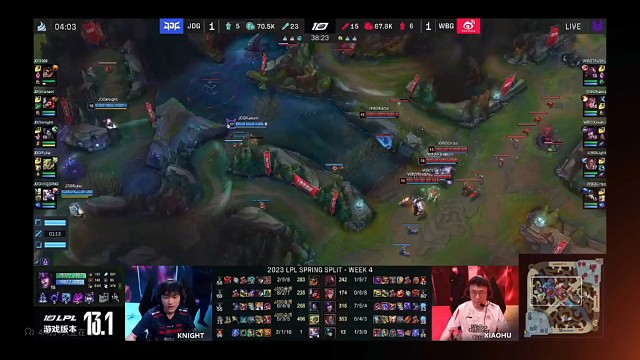 Xiaohu辛德拉一套素质三连秒掉Kanavi猴子和369鳄鱼WBG一波结束比赛