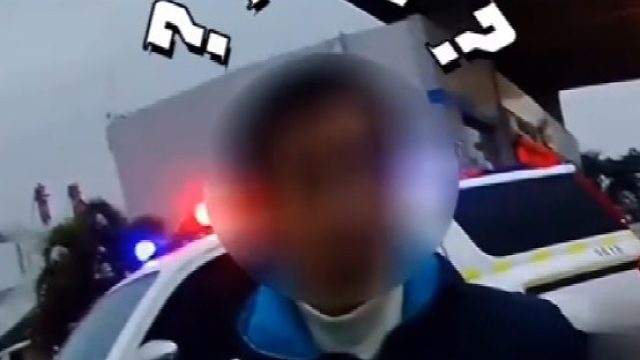 司机上错匝道，在高速上逆行20多公里。“教练说过不能掉头”