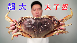 超大太子蟹，掀開蟹蓋的那一刻震驚了，用砂鍋焗越吃越上頭