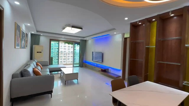 宝安中心区西城上筑四房二厅二卫 128平 家电齐全 租11800元  全屋翻新升级 