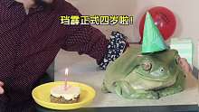 宝宝过四岁生日啦