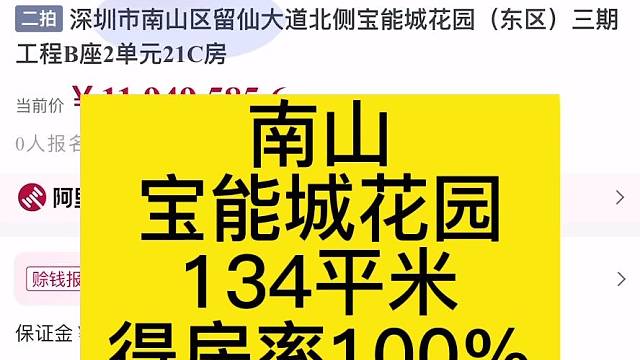 南山
宝能城花园
134平米
得房率100%