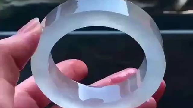 【高冰雪花棉手镯胚】