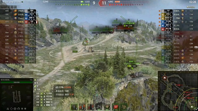 ［坦克世界］T92--胜利之门，光明顶反击之艰难平局——躲过261追杀、跳弹T57两发