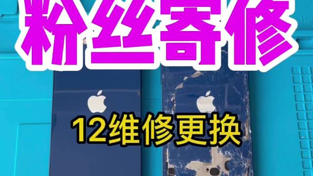 大唐数码·苹果12维修更换拆机原装后盖。