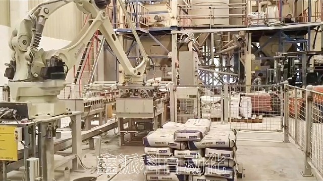 揭秘一家建材厂是如何从日产几吨到日产几十吨的，原来是用了它...#码垛机#码垛机器人#码垛机厂家