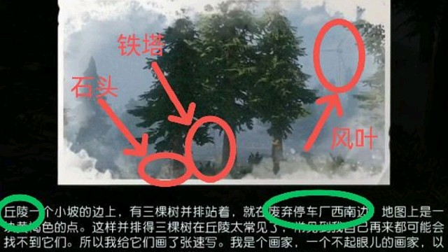 黎明•宝藏图攻略•三棵树，