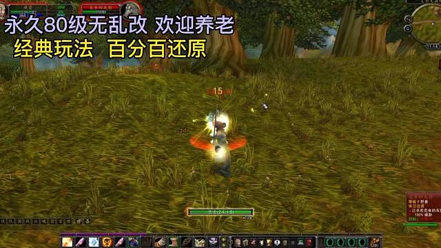 魔兽世界公益服经典玩法原汁原味