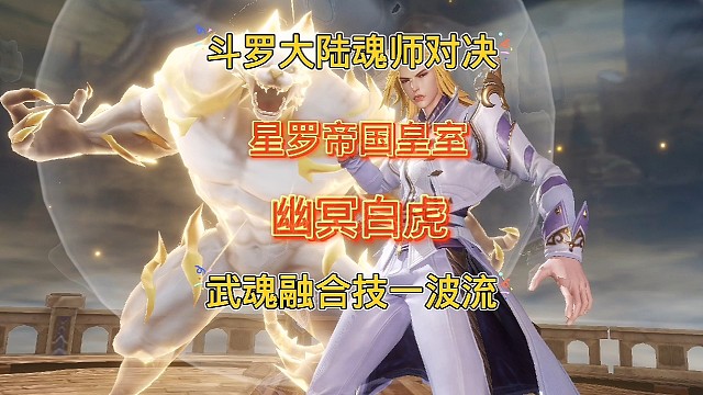 斗罗大陆魂师对决：应粉丝要求测试系列，幽冥白虎武魂融合技！