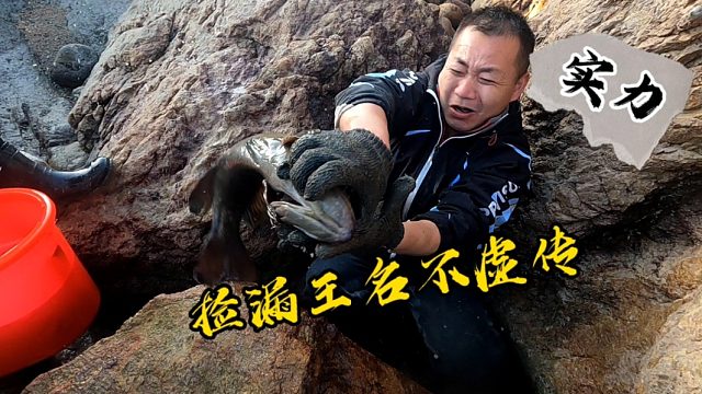 阿峰捡漏实力大涨，每次都能抓到最大最值钱大鱼，小明都甘拜下风