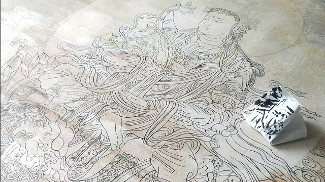 临川四梦工笔长卷