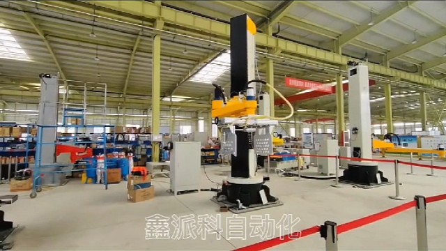 立柱机器人码垛机，省时省力省人工#码垛机