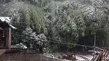 大雪压的竹林劈啪作响…网友：古诗词爆竹声中一岁除，原来是这样