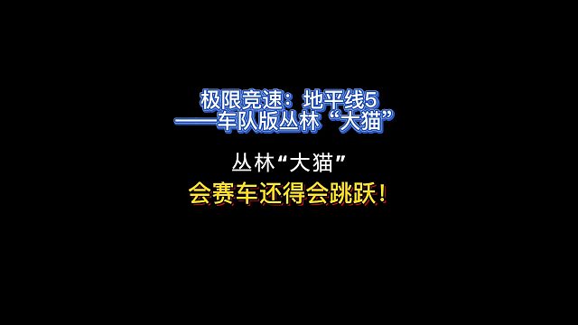 【三千游戏世界】极限竞速地平线5-车队版丛林“大猫”一边赛车一边寻宝~