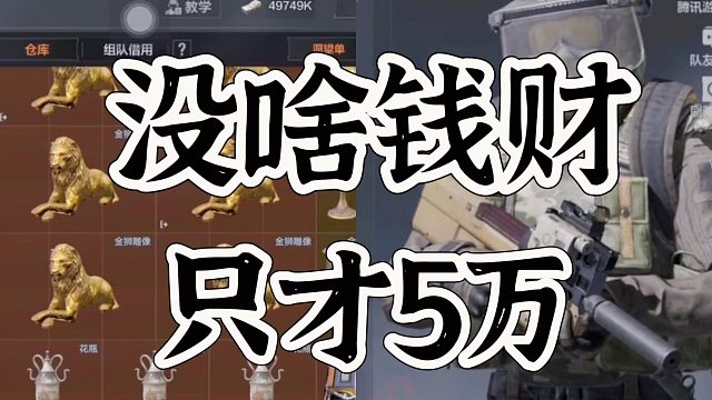 暗区突围又一个炫富账号，花容月色般得体验