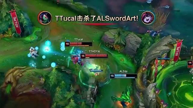 聪明的墨菲特大招大石头人跑路！
厄斐琉斯闪现向前10杀超神！