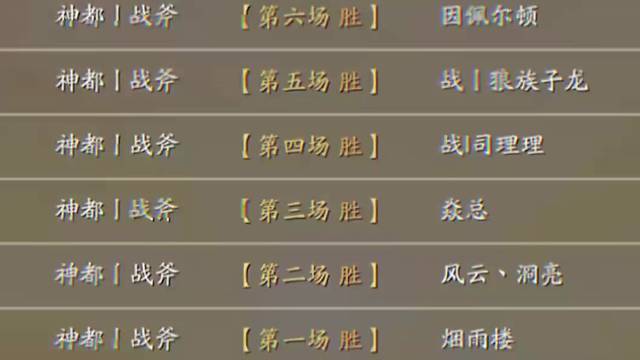 三战接4.1开荒配将