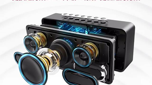 音乐是治愈坏心情的良药……2023年版DOSSHIFI蓝牙音箱.2.1声学配置.支持蓝牙插卡TWS