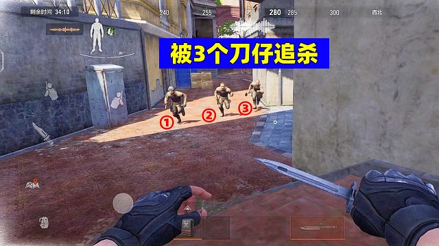 暗区突围：被3个刀仔疯狂追杀，真刺激啊