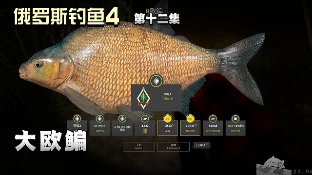 俄罗斯钓鱼4第十二集：大欧鳊