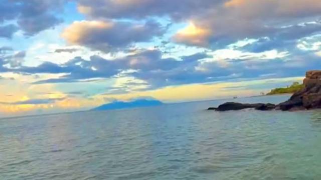 换个角度看晚霞