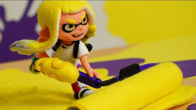 #斯普拉遁3#羊毛毡制作过程演示