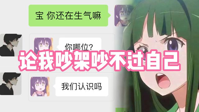 论我吵架吵不过自己？！